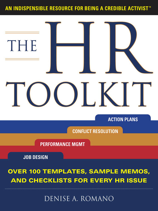 Title details for The HR Toolkit by Denise Romano - Available